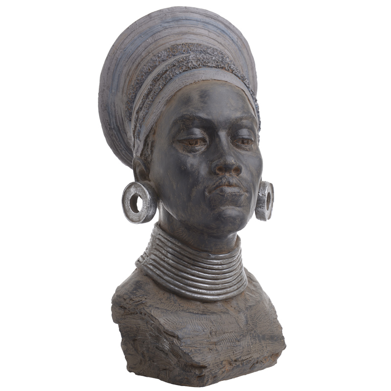 Статуэтка African Woman #2 Бежево-серый Статуэтка African Woman #2 Бежево-серый в Костроме | Loft Concept