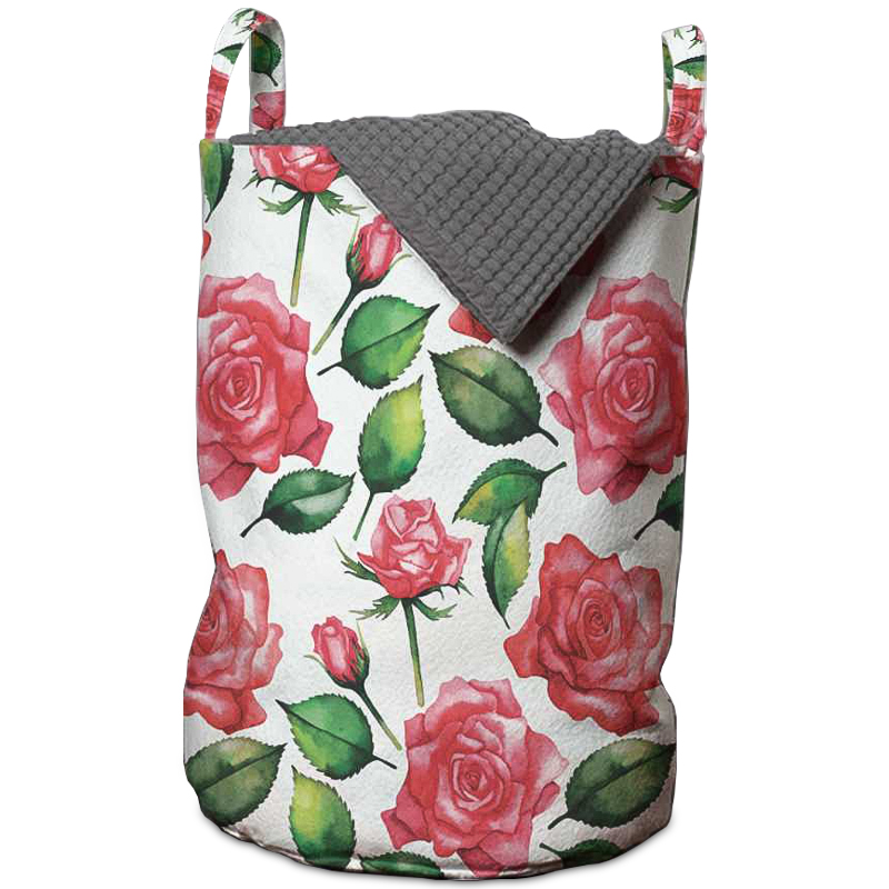Корзина Roses Basket Белый Розовый (Rose) Корзина Roses Basket Белый Розовый (Rose) в Костроме | Loft Concept