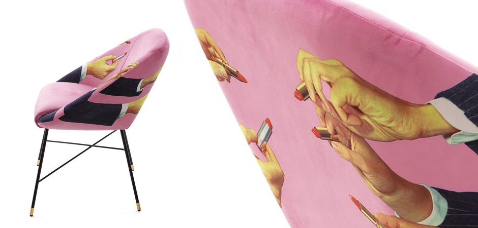 Кресло Seletti Padded Chair Lipsticks Pink Кресло Seletti Padded Chair Lipsticks Pink - Loft-Concept в Костроме