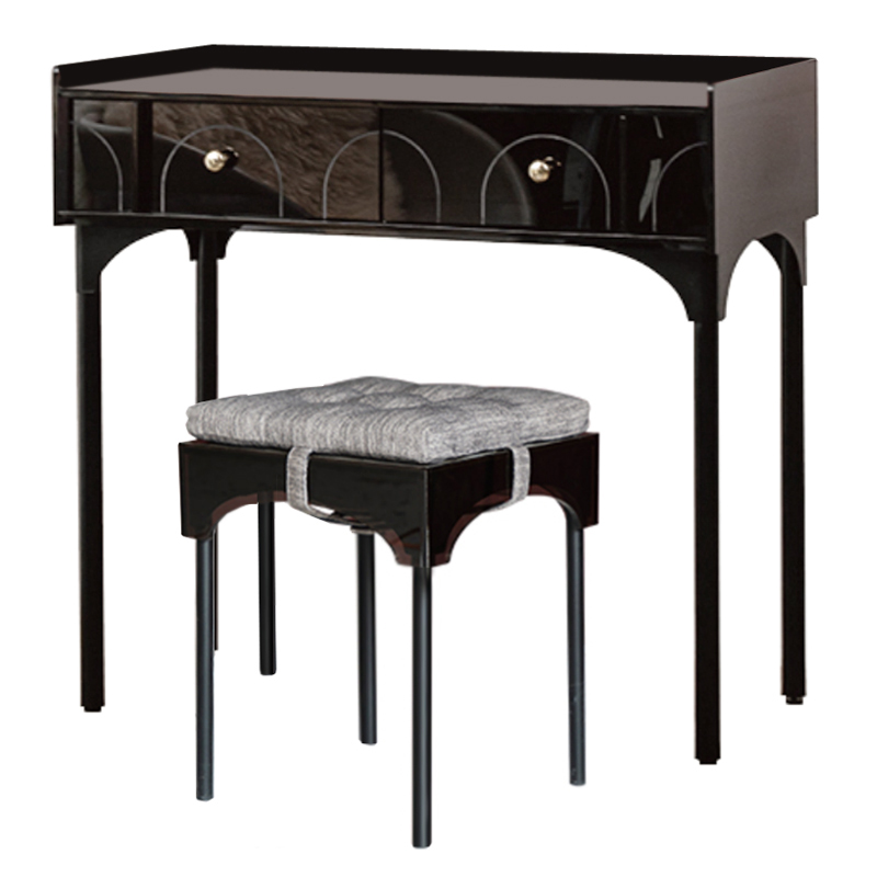 Трельяж из акрила Acrylic Dressing Table Черный Серый Трельяж из акрила Acrylic Dressing Table Черный Серый в Костроме | Loft Concept