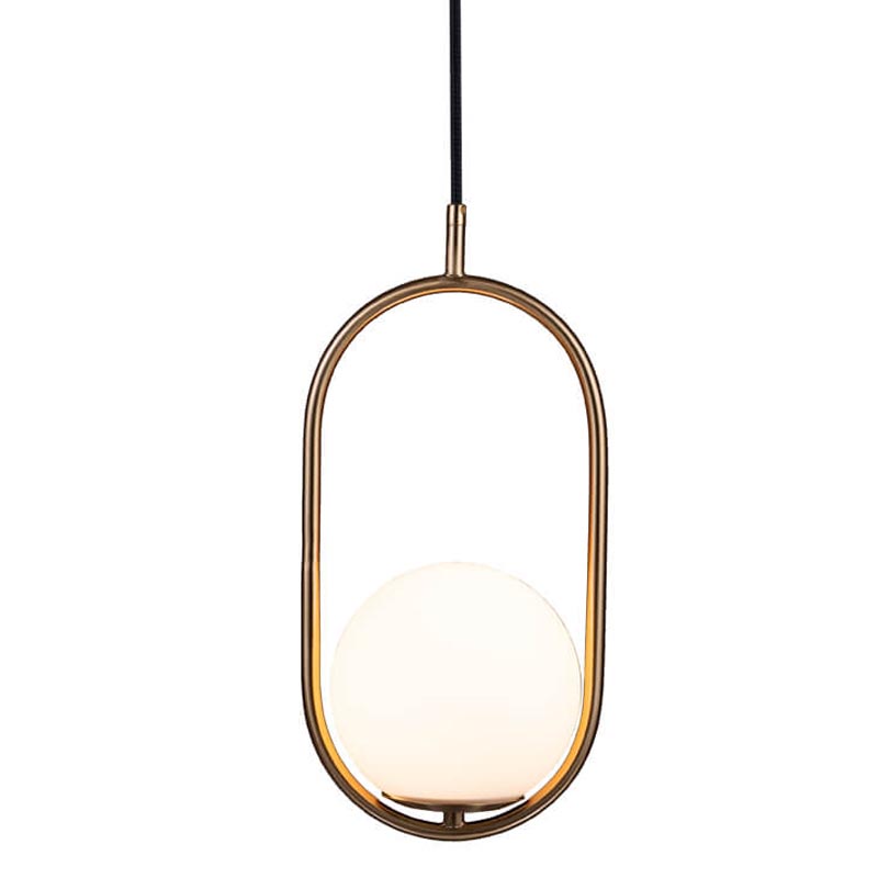 Подвесной светильник B.LUX C Ball oval copper Белый Медь Подвесной светильник B.LUX C Ball oval copper Белый Медь в Костроме | Loft Concept