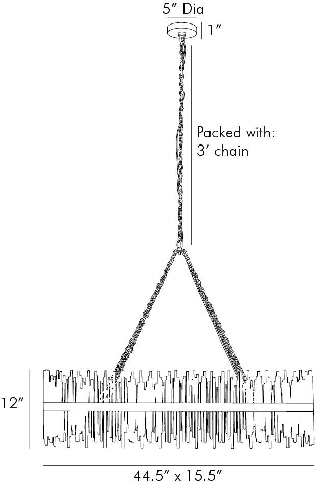 Люстра Arteriors PRESCOTT OVAL CHANDELIER Люстра Arteriors PRESCOTT OVAL CHANDELIER в Костроме