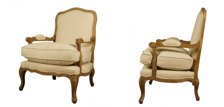 Кресло French Provence ArmChair Shebbi Light Кресло French Provence ArmChair Shebbi Light - Loft-Concept в Костроме