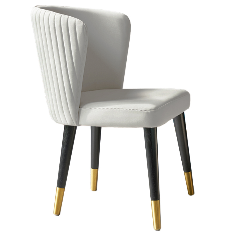Стул Chair Wide Back белый Белый Латунь Стул Chair Wide Back белый Белый Латунь в Костроме | Loft Concept