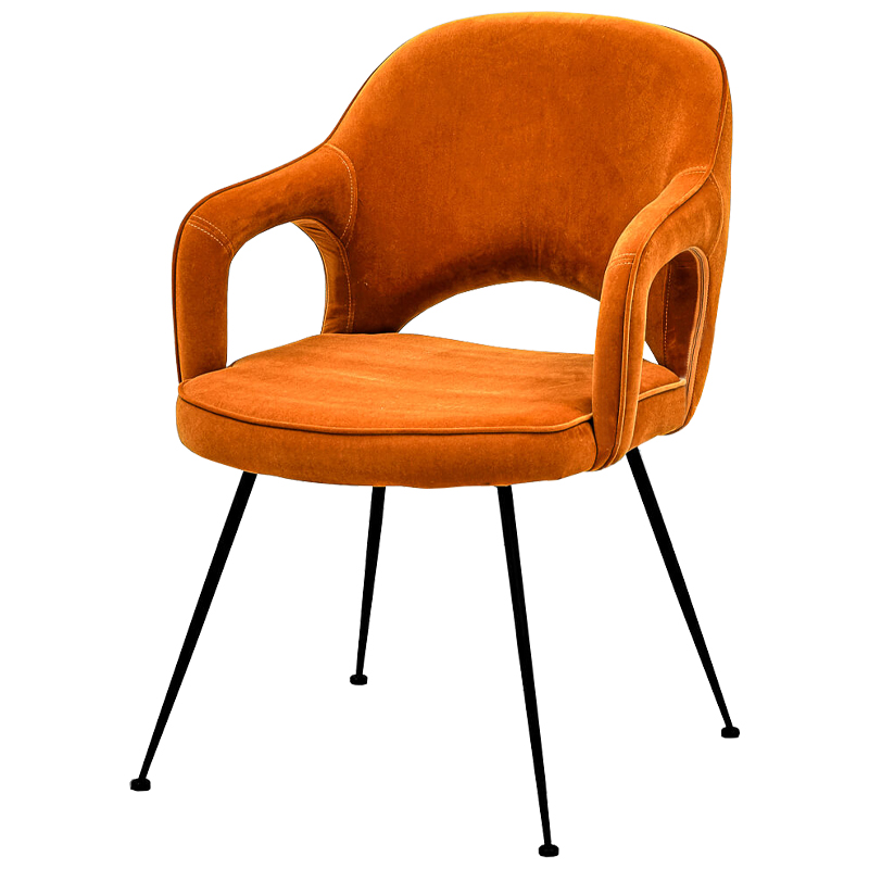 Стул Taube Stool Orange Оранжевый Черный Стул Taube Stool Orange Оранжевый Черный в Костроме | Loft Concept