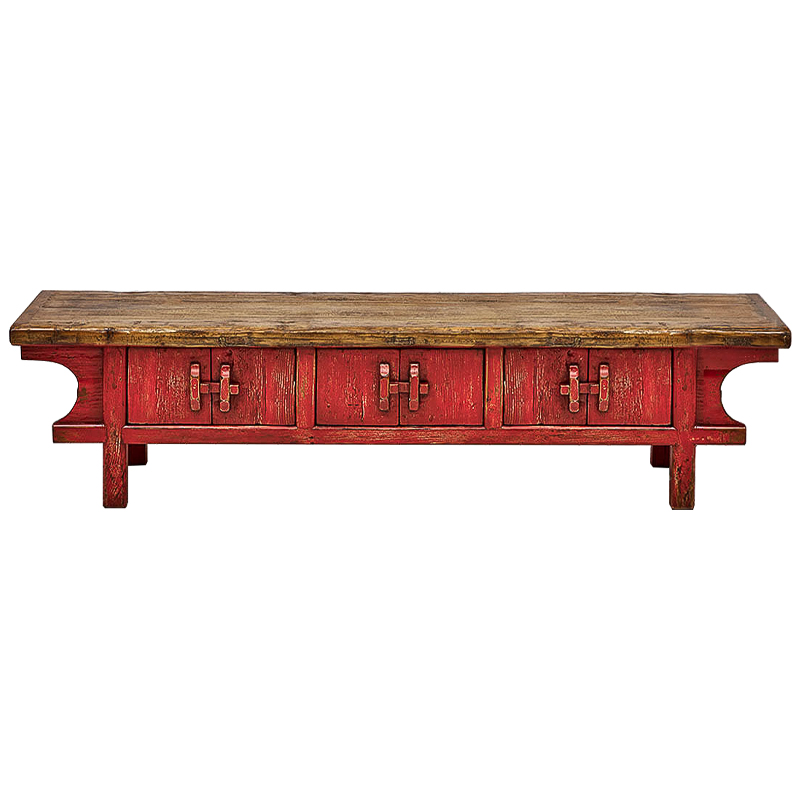 Тумба Chinoiserie TV stand Древесина Красный Тумба Chinoiserie TV stand Древесина Красный в Костроме | Loft Concept