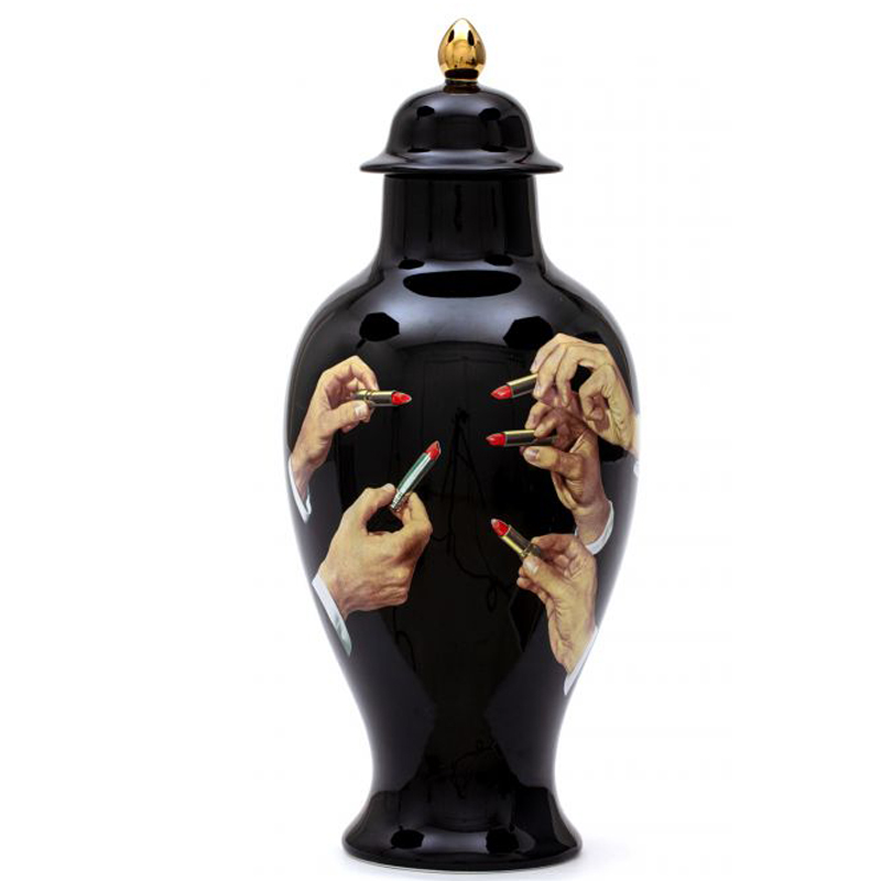 Ваза Seletti Vase Lipsticks Черный Бежевый Белый Красный Золотой Ваза Seletti Vase Lipsticks Черный Бежевый Белый Красный Золотой в Костроме | Loft Concept