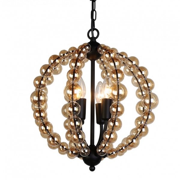 Люстра Amber Bamboo Pendant Черный Янтарь (Amber) Люстра Amber Bamboo Pendant Черный Янтарь (Amber) в Костроме | Loft Concept