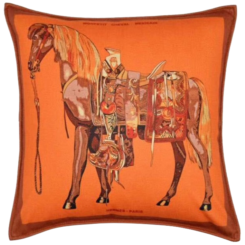 Декоративная подушка Hermes Horse 111 Декоративная подушка Hermes Horse 111 в Костроме | Loft Concept