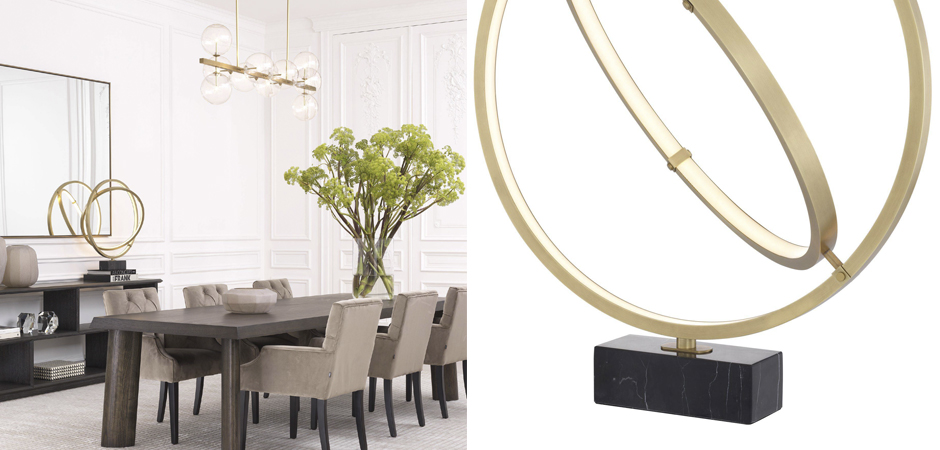 Настольная лампа Eichholtz Table Lamp Cassini Настольная лампа Eichholtz Table Lamp Cassini - Loft-Concept в Костроме