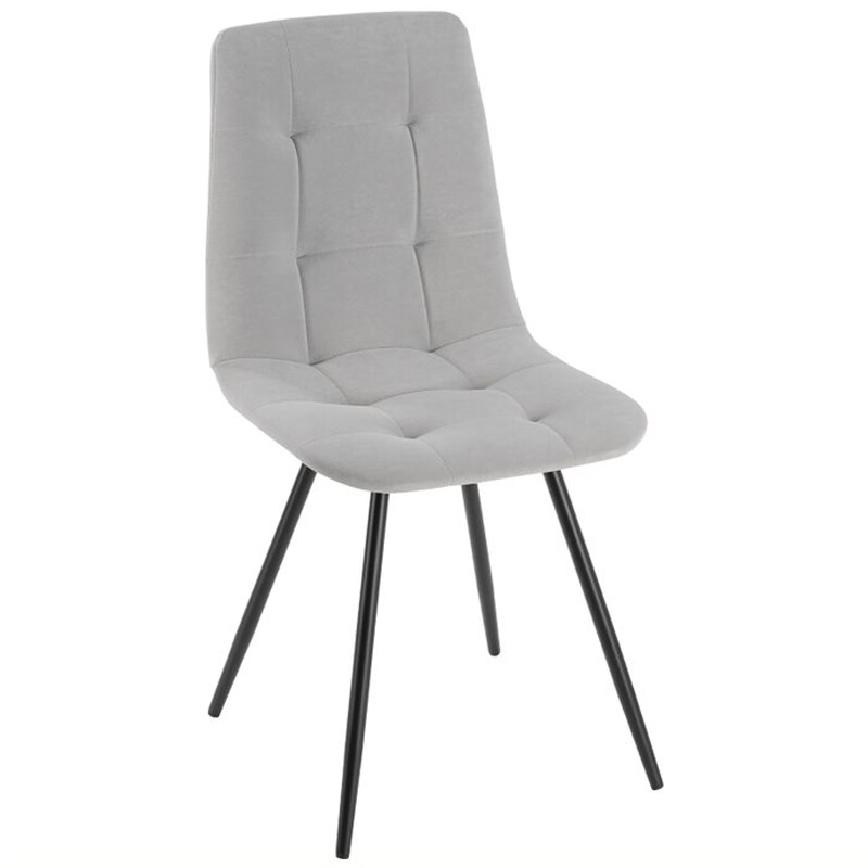 Стул Sargon Chair Светло-серый Черный Стул Sargon Chair Светло-серый Черный в Костроме | Loft Concept