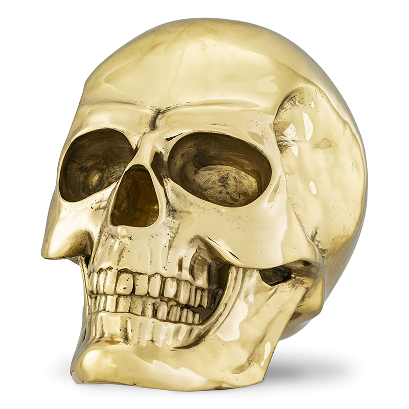 Статуэтка Philipp Plein Gold Skull Element Золотой Статуэтка Philipp Plein Gold Skull Element Золотой в Костроме | Loft Concept