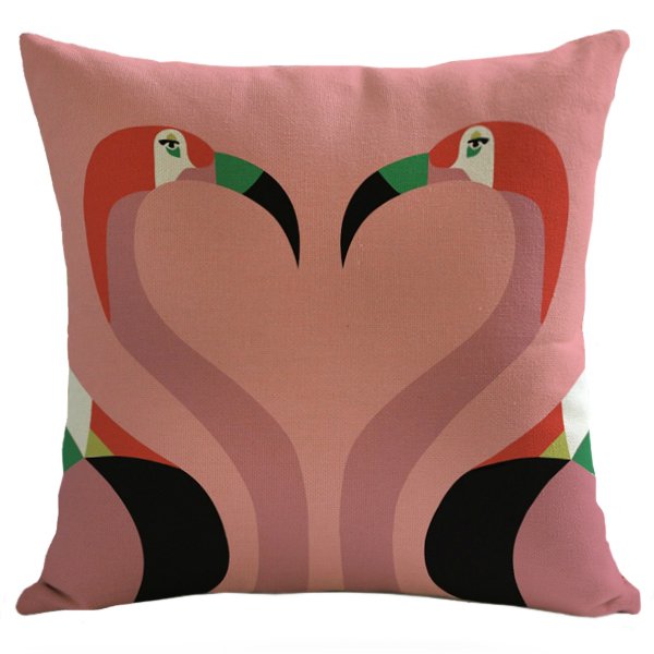 Декоративная подушка Flamingo #9 Мульти Декоративная подушка Flamingo #9 Мульти в Костроме | Loft Concept