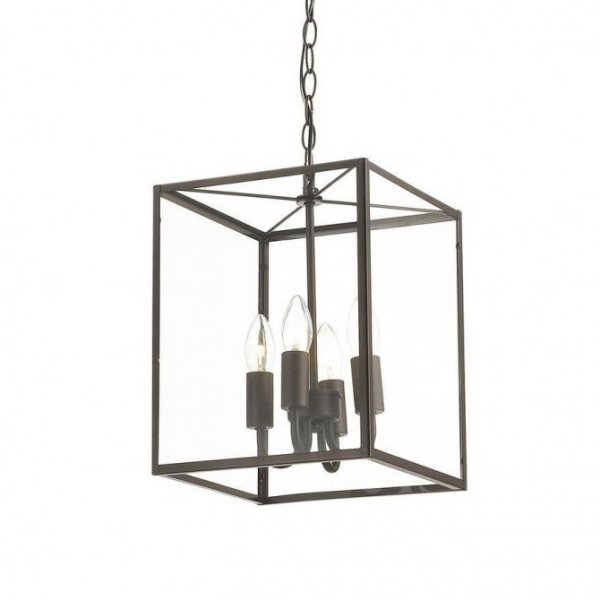 Подвесной светильник Loft Industrial Ortogonal Pendant Cube Brown 4 Прозрачное Стекло Коричневый Подвесной светильник Loft Industrial Ortogonal Pendant Cube Brown 4 Прозрачное Стекло Коричневый в Костроме | Loft Concept