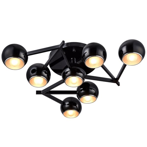 Потолочная люстра Galaxy Chandelier Black Черный Потолочная люстра Galaxy Chandelier Black Черный в Костроме | Loft Concept