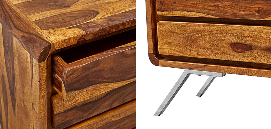 Комод деревянный на металлических ножках Liam Wood Commode Комод деревянный на металлических ножках Liam Wood Commode - Loft-Concept в Костроме
