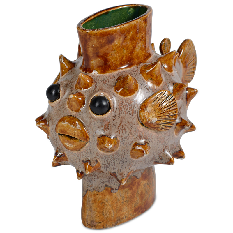 Ваза Puffer Fish Vase Карамель Ваза Puffer Fish Vase Карамель в Костроме | Loft Concept
