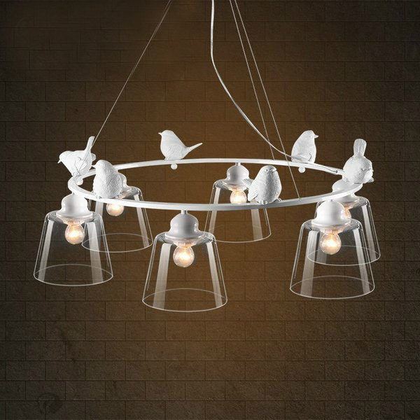 Люстра Provence Bird Chandelier Белый Люстра Provence Bird Chandelier Белый в Костроме | Loft Concept