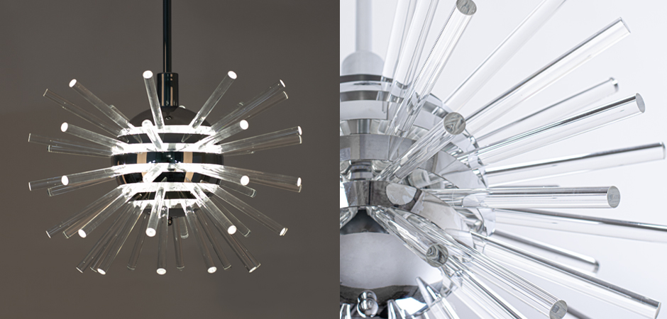 Bakalowits Miracle Sputnik Chandelier with Crystal Glass Rods Bakalowits Miracle Sputnik Chandelier with Crystal Glass Rods - Loft-Concept в Костроме