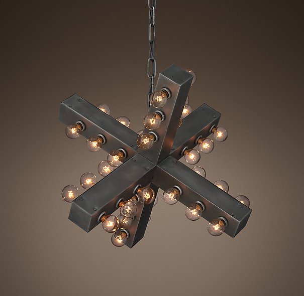 Люстра Nero Chandelier 56 Черный Люстра Nero Chandelier 56 Черный в Костроме | Loft Concept