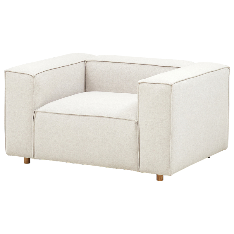 Кресло Hamelin White Armchair Молочный Кресло Hamelin White Armchair Молочный в Костроме | Loft Concept