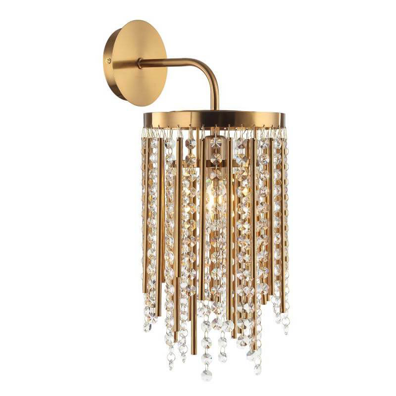 Бра Crystal Wind Chimes Bronze Wall Lamp Бронза Прозрачный Бра Crystal Wind Chimes Bronze Wall Lamp Бронза Прозрачный в Костроме | Loft Concept