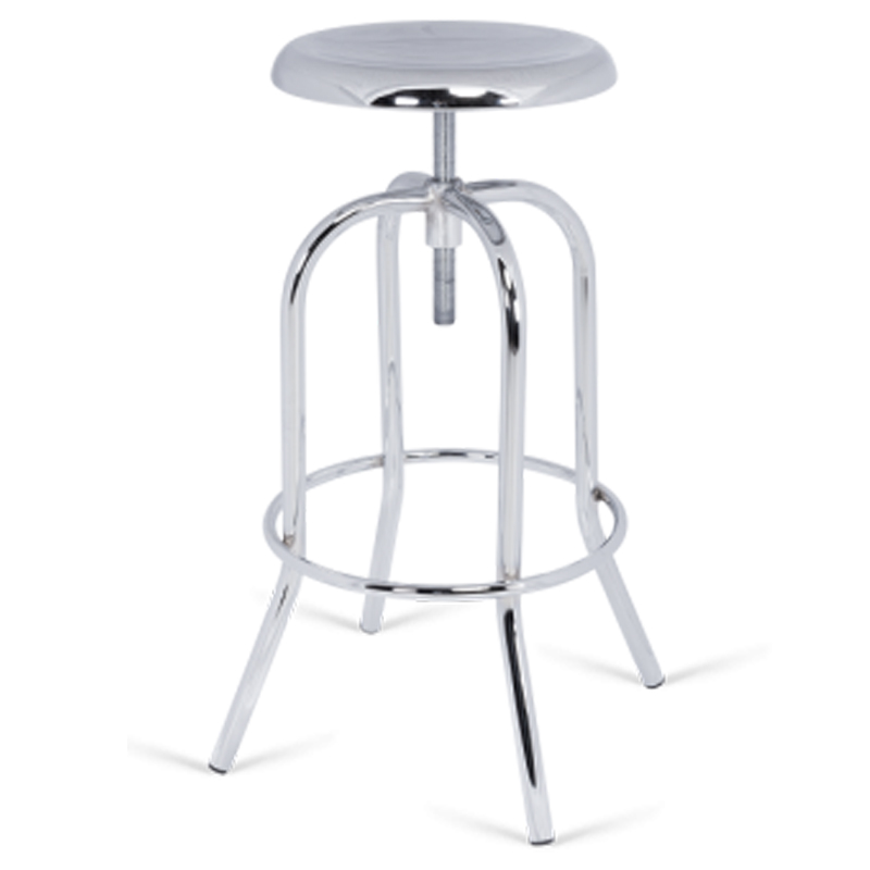 Барный стул Drilon Bar Stool Серебряный Барный стул Drilon Bar Stool Серебряный в Костроме | Loft Concept