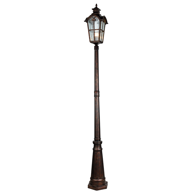 Уличный светильник Curtis Street lamp Темная бронза Прозрачное Стекло Уличный светильник Curtis Street lamp Темная бронза Прозрачное Стекло в Костроме | Loft Concept