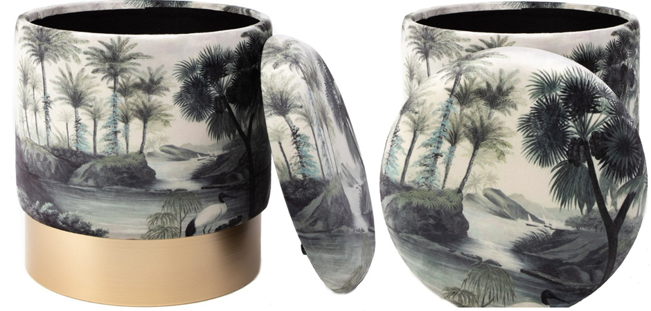 Пуф PUF Jungle Print river&tree small Пуф PUF Jungle Print river&tree small - Loft-Concept в Костроме