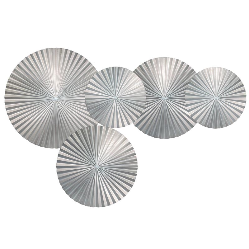 Арт-объект Apollo Silver Wall Plaque Disc 5 Серебряный Арт-объект Apollo Silver Wall Plaque Disc 5 Серебряный в Костроме | Loft Concept