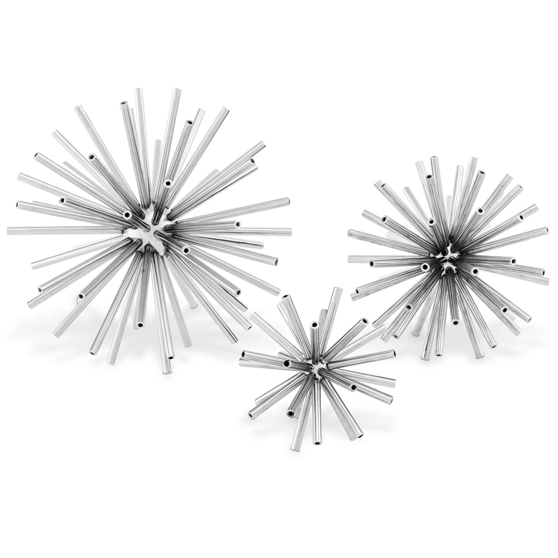 Аксессуары Eichholtz Object Meteor set of 3 Никель Аксессуары Eichholtz Object Meteor set of 3 Никель в Костроме | Loft Concept