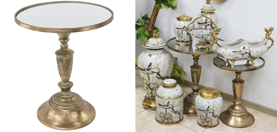 Приставной стол Table Bronze Glass Приставной стол Table Bronze Glass - Loft-Concept в Костроме