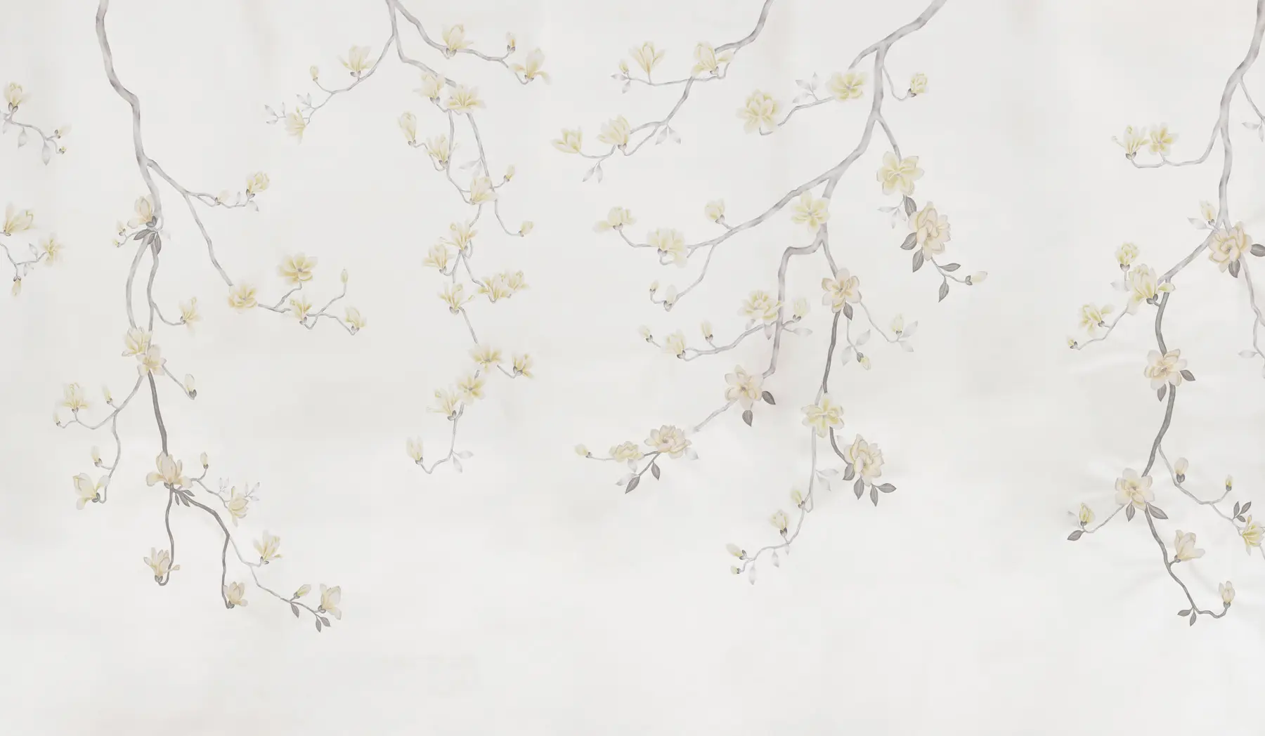 Обои Magnolia Canopy Colourway SC-288 on Natural Mica metallic silk Обои Magnolia Canopy Colourway SC-288 on Natural Mica metallic silk - постер Loft-Concept в Костроме