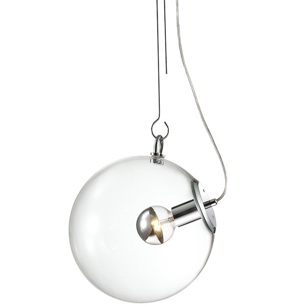 Подвесной светильник Miconos Pendant Хром Прозрачный Подвесной светильник Miconos Pendant Хром Прозрачный в Костроме | Loft Concept
