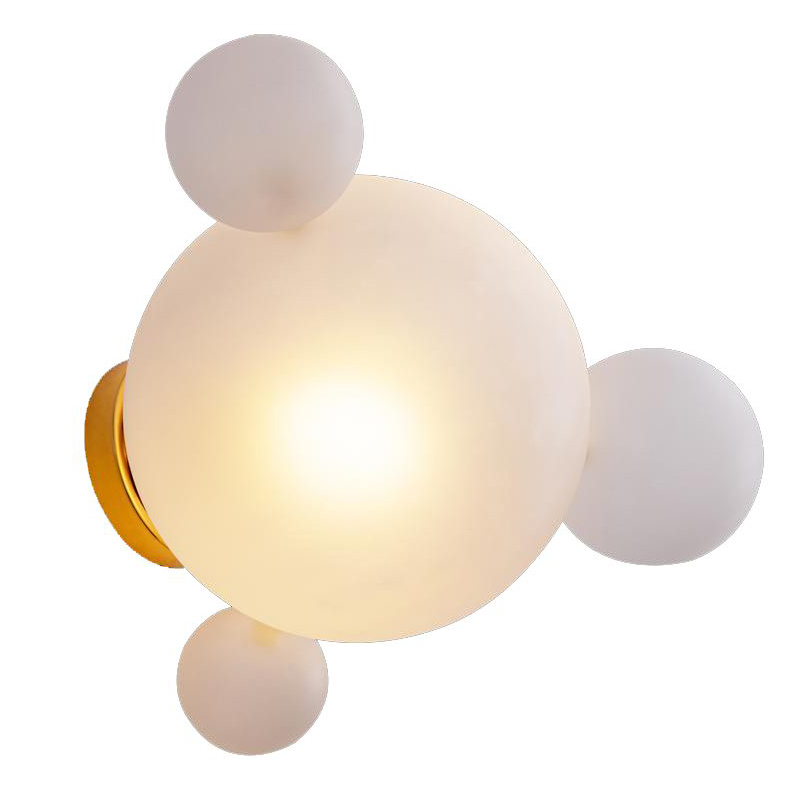 Бра Giopato & Coombes Bolle Wall 04 Bubbles white Белый Золотой Бра Giopato & Coombes Bolle Wall 04 Bubbles white Белый Золотой в Костроме | Loft Concept