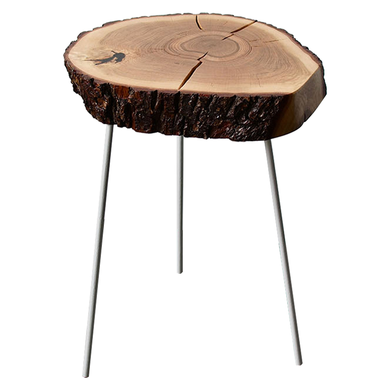Приставной стол Grant Industrial Metal Rust Side Table Светлый дуб Коричневый Черный Приставной стол Grant Industrial Metal Rust Side Table Светлый дуб Коричневый Черный в Костроме | Loft Concept