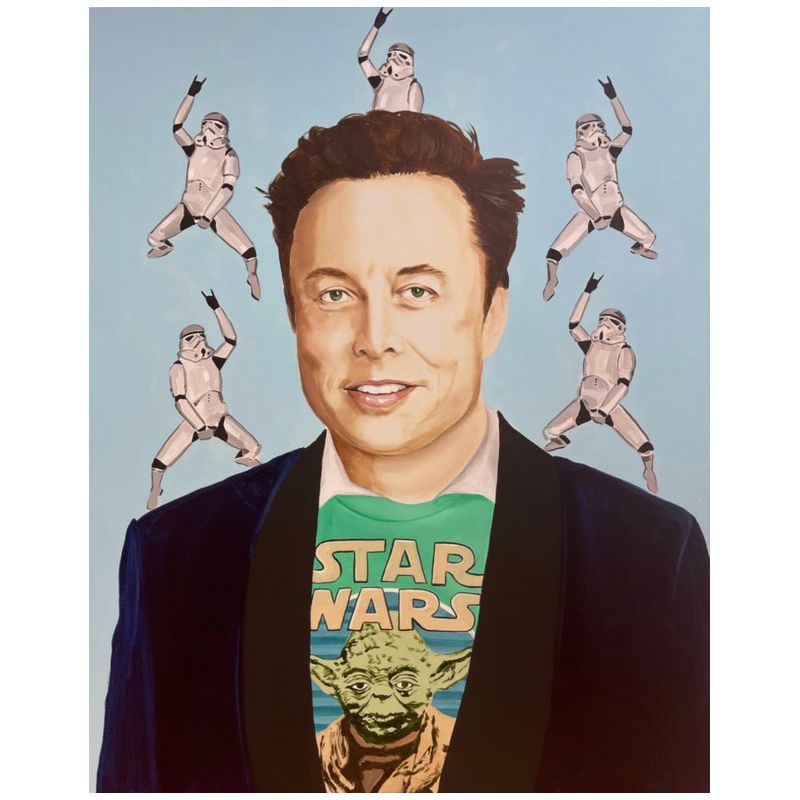 Картина Elon Musk Мульти Картина Elon Musk Мульти в Костроме | Loft Concept