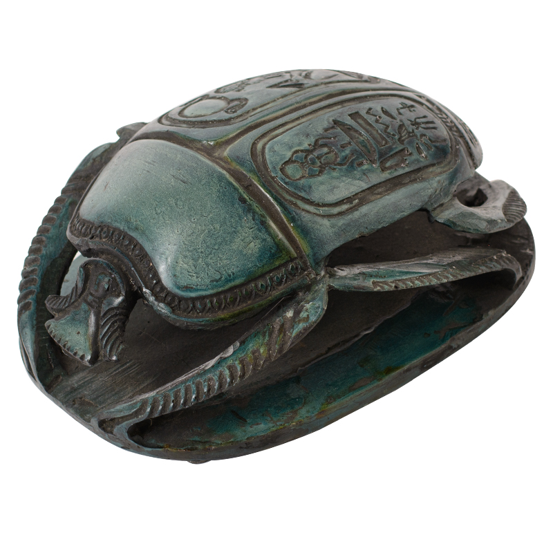 Статуэтка Скарабей Scarab Beetle dark green 2 Зеленый Статуэтка Скарабей Scarab Beetle dark green 2 Зеленый в Костроме | Loft Concept
