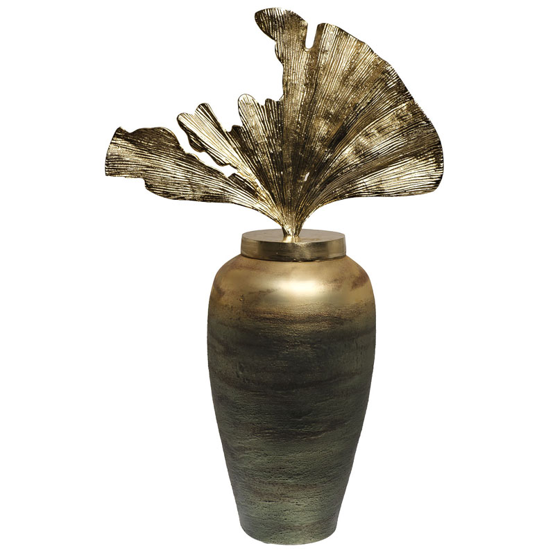 Ваза Huramiya Vase Золотой Зеленый смок Ваза Huramiya Vase Золотой Зеленый смок в Костроме | Loft Concept