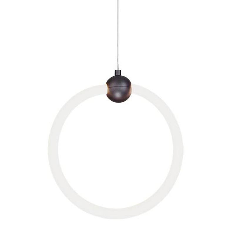 Подвесной светильник RING LIGHT Black Черный Белый Подвесной светильник RING LIGHT Black Черный Белый в Костроме | Loft Concept
