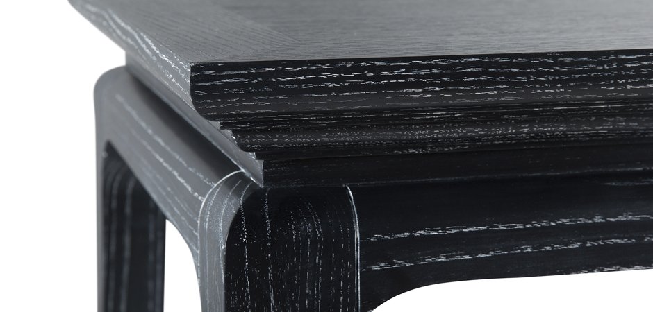 Приставной стол Black Curved Приставной стол Black Curved - Loft-Concept в Костроме
