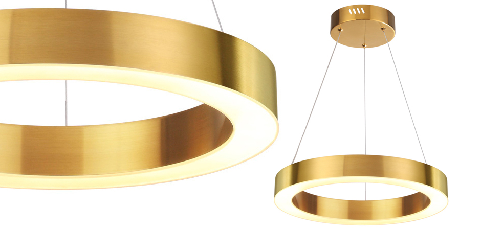 Люстра Gold Ribbon Ring Люстра Gold Ribbon Ring - Loft-Concept в Костроме