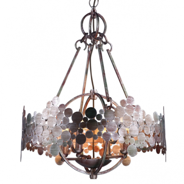 Люстра Round Iron Shod Chandelier Темная медь в Костроме | Loft Concept 