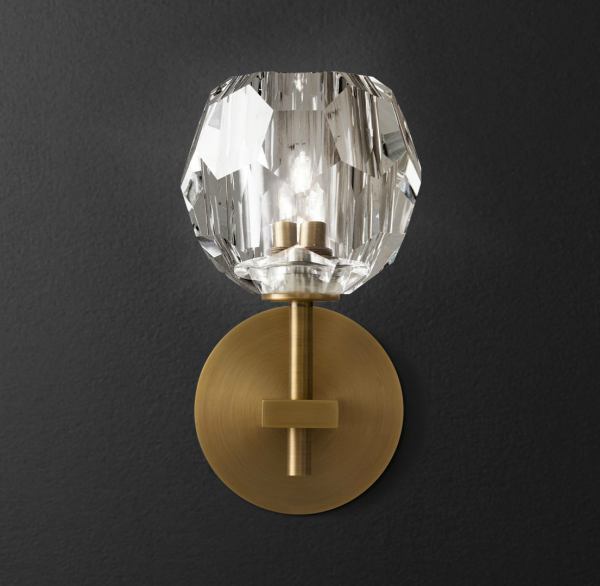Бра RH Boule de Cristal Single Sconce Brass Латунь Бра RH Boule de Cristal Single Sconce Brass Латунь в Костроме | Loft Concept