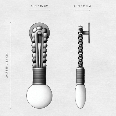 Бра TALISMAN LOOP SCONCE по дизайну студии Apparatus Бра TALISMAN LOOP SCONCE по дизайну студии Apparatus в Костроме