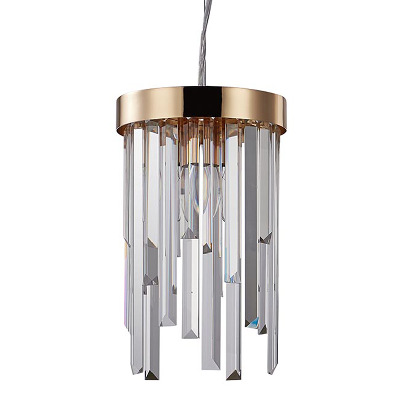Подвесной светильник Bennett Pendant Lamp Золотой Прозрачный Подвесной светильник Bennett Pendant Lamp Золотой Прозрачный в Костроме | Loft Concept