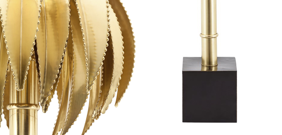 Настольная лампа TABLE LAMP PALMERY GOLD Настольная лампа TABLE LAMP PALMERY GOLD - Loft-Concept в Костроме