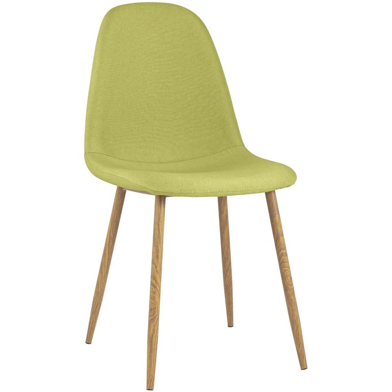 Стул Archie Chair Ткань Рогожка Лайм Лайм Древесина Стул Archie Chair Ткань Рогожка Лайм Лайм Древесина в Костроме | Loft Concept