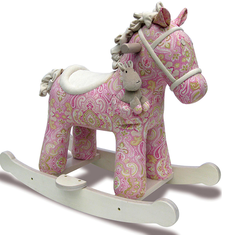 Лошадка-качалка розовая Kaylee Pony Розовый Лошадка-качалка розовая Kaylee Pony Розовый в Костроме | Loft Concept