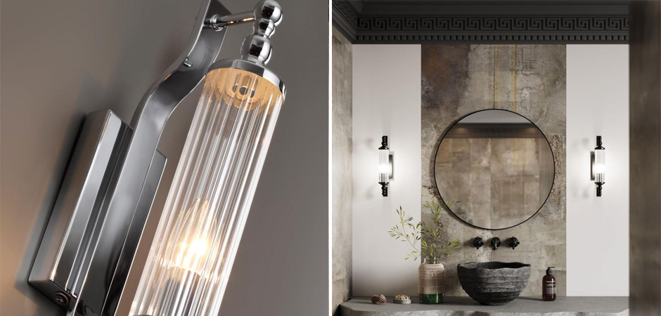 Бра Glass TUBE Серебристое Бра Glass TUBE Серебристое - Loft-Concept в Костроме